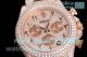 Luxury Reissue Iced Out Rolex Cosmograph Daytona 40mm Rose Gold Diamond Watch (4)_th.jpg